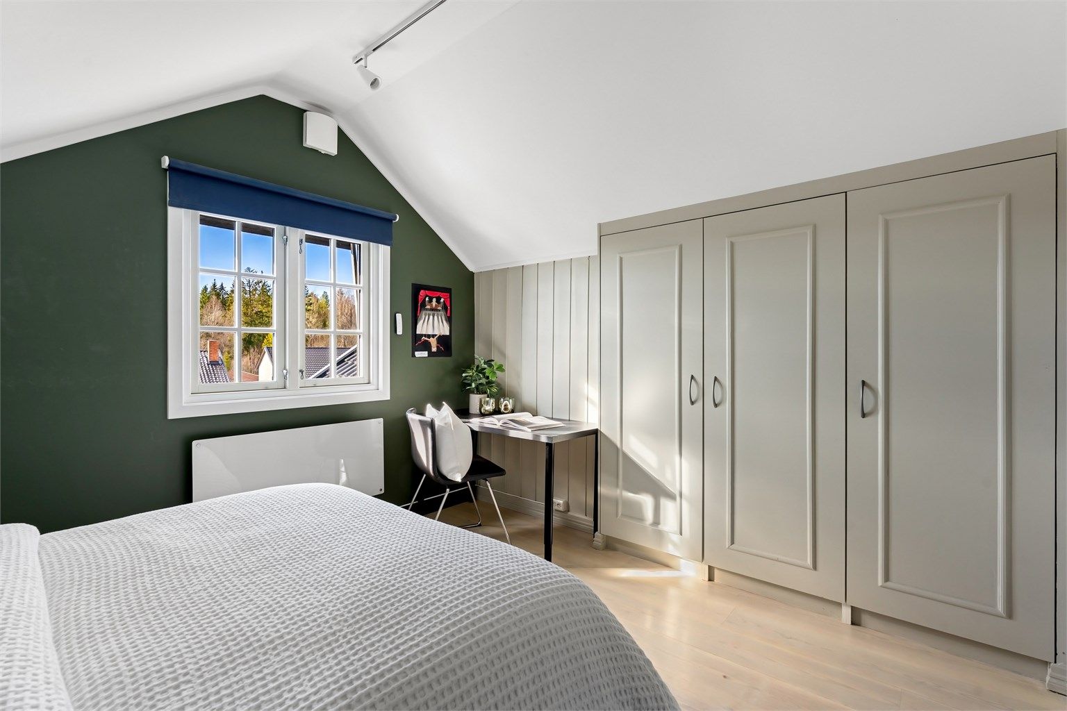 Soverom 3 med integrerte garderobeløsninger