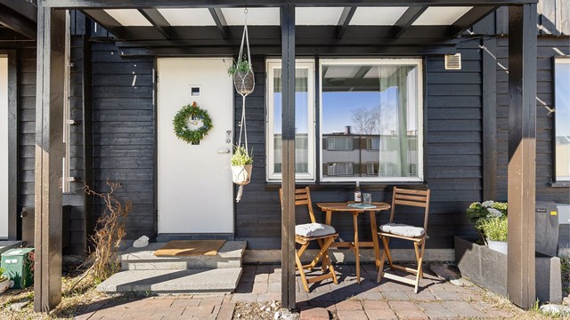 Innbydende og koselig inngangsparti