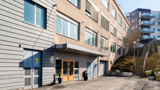 Hyggelig inngangsparti.