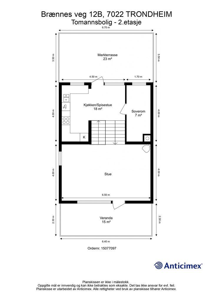Plantegning - 2.etasje.
