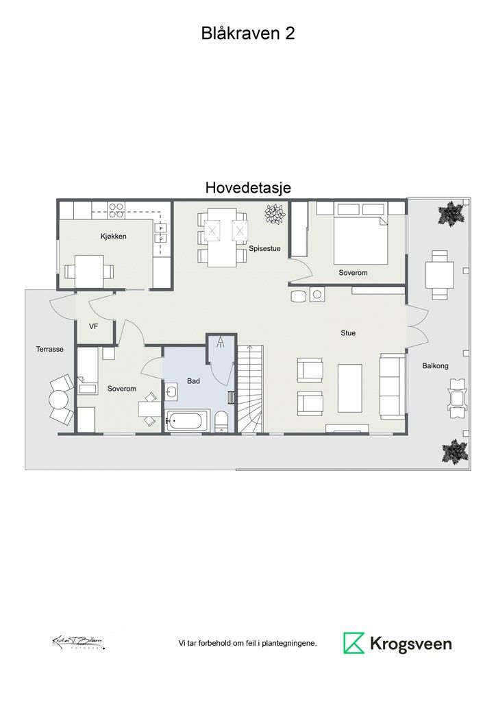 Blåkraven 2 - Hovedetasje