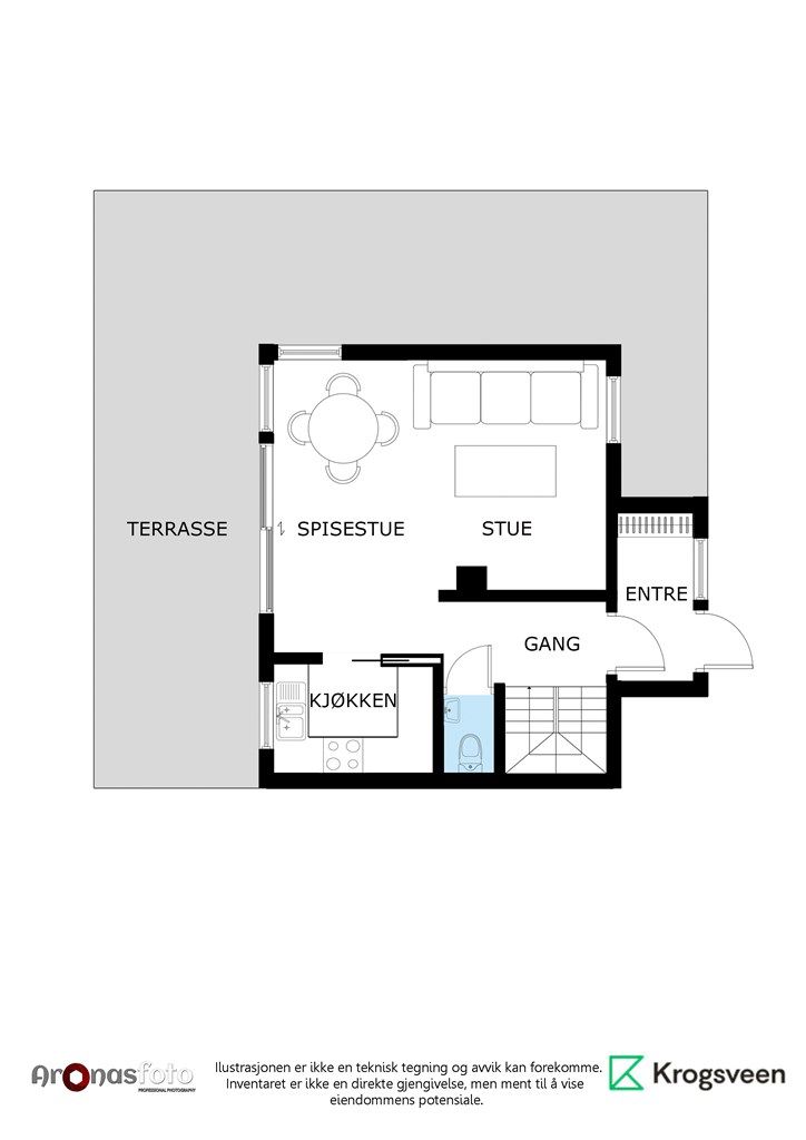 Plantegning 1. etasje