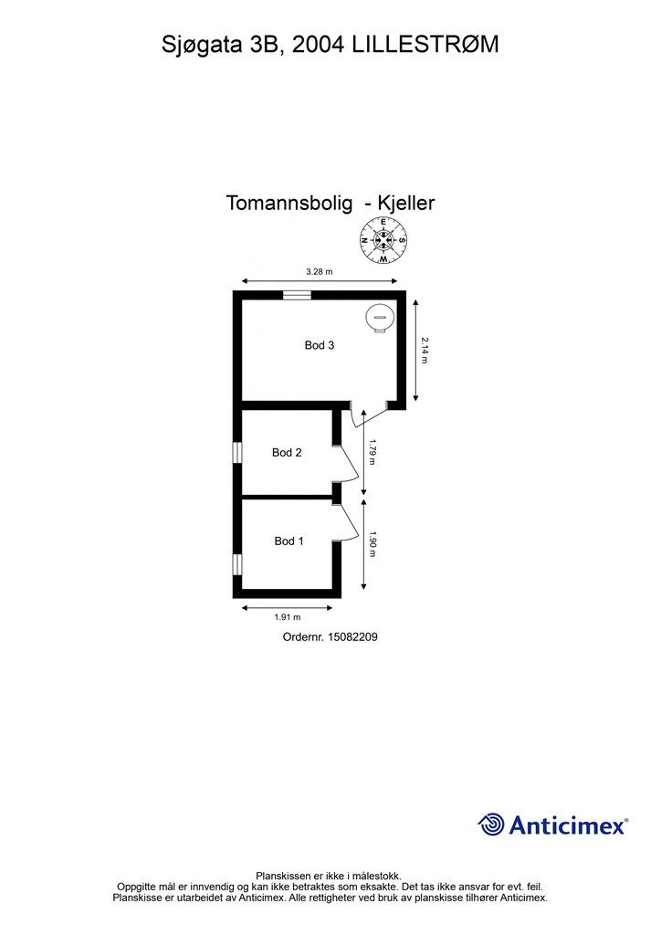 Plantegning - Kjellerboder