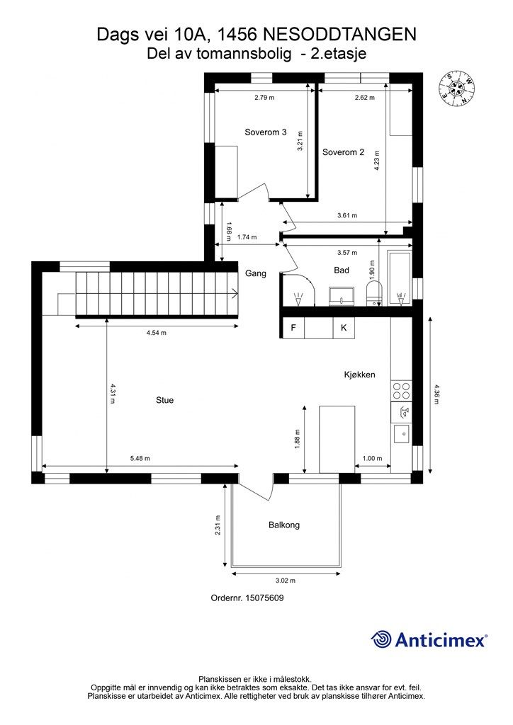 Plantegning 2. etasje