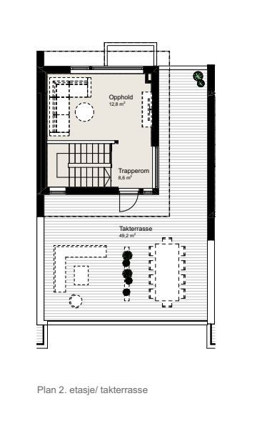Planskisse, andre etasje