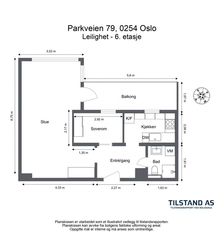 Planskisse Parkveien 79
