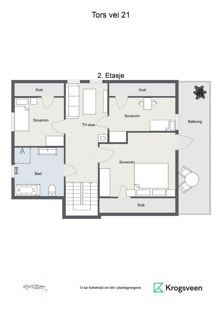 Tors vei 21 - 2. etasje