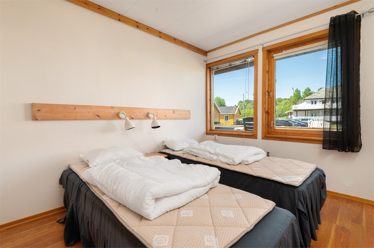 Ett av 12 hotellrom.