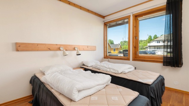 Ett av 12 hotellrom.