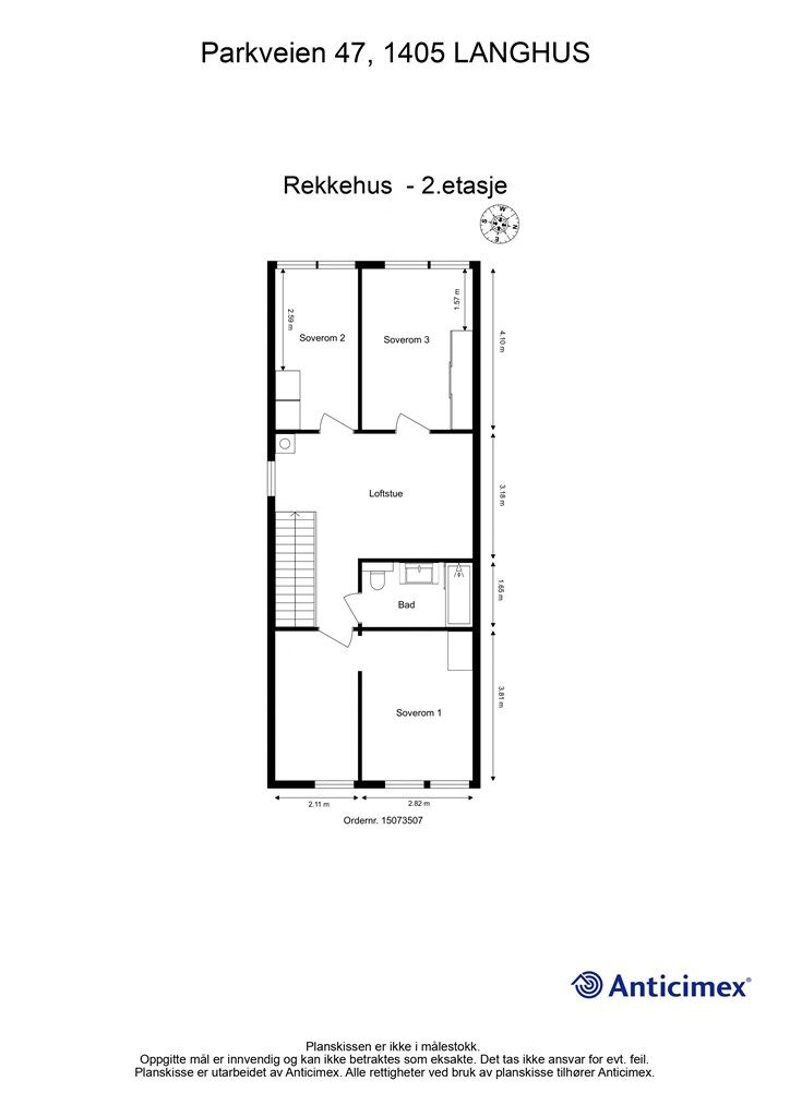 Plantegning- 2. etasje