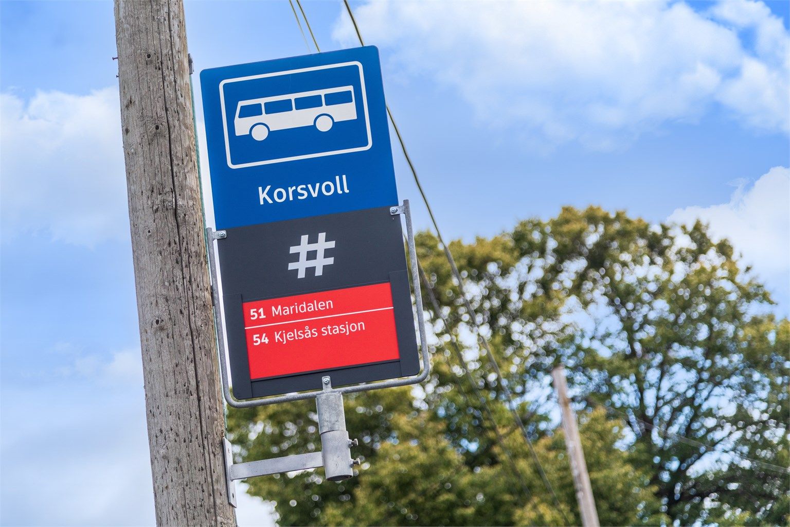 Kort vei til bussholdeplass i Maridalsveien og det er ikke langt til holdeplass for buss nr. 25