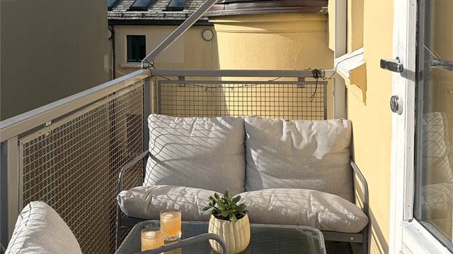 Terrassebordene på balkongen er nylig skiftet.