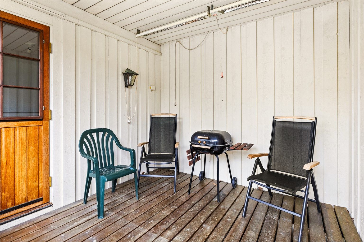 Takoverbygget veranda