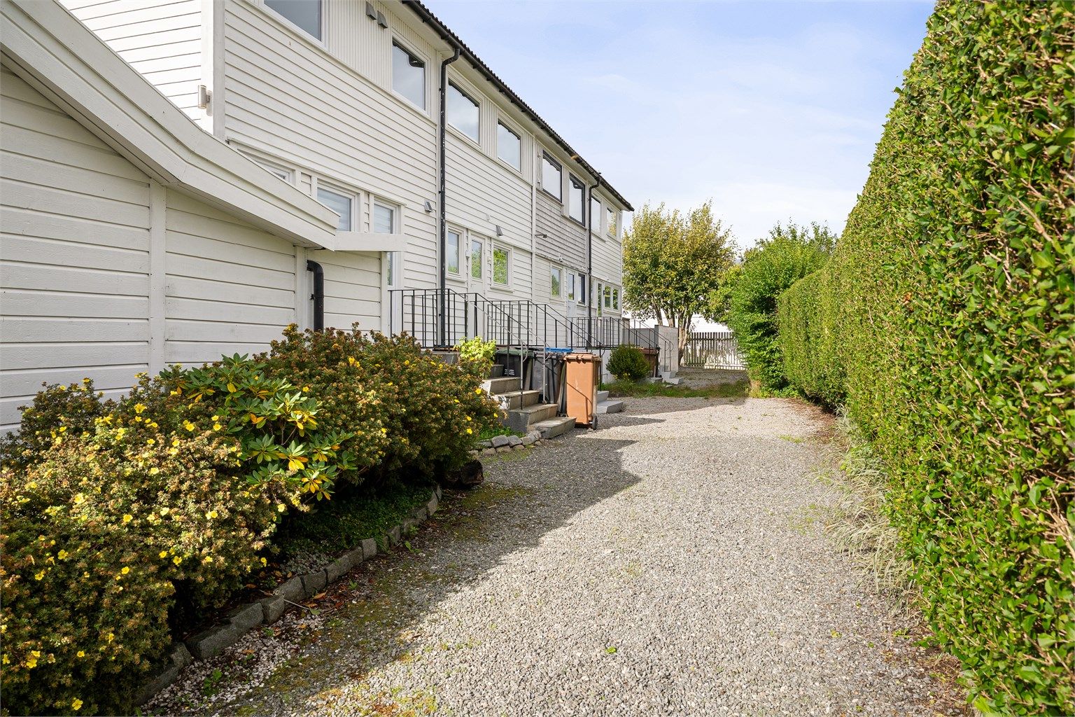 Felles bakgård. 