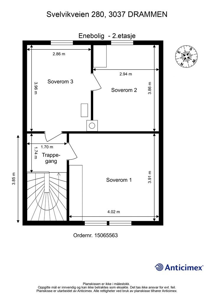 Plantegning - 2. etasje