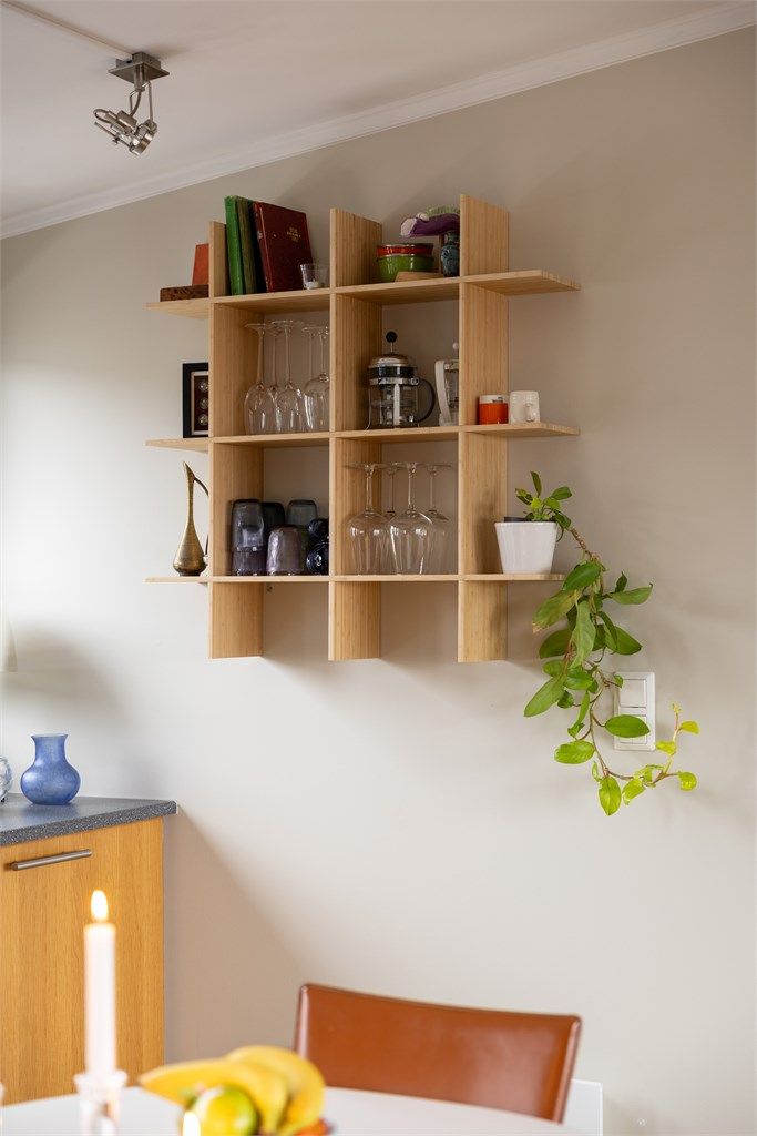 Gode muligheter for personlig preg og åpen oppbevaring.