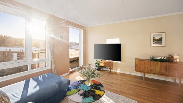 Velkommen til Etterstadkroken 7E - En flott 2-roms med nydelig utsikt, presentert av Eiendomsmegler Morten Frølich v/Krogsveen