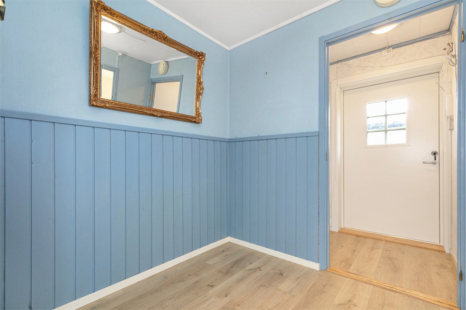 Velkommen inn i gangen. 