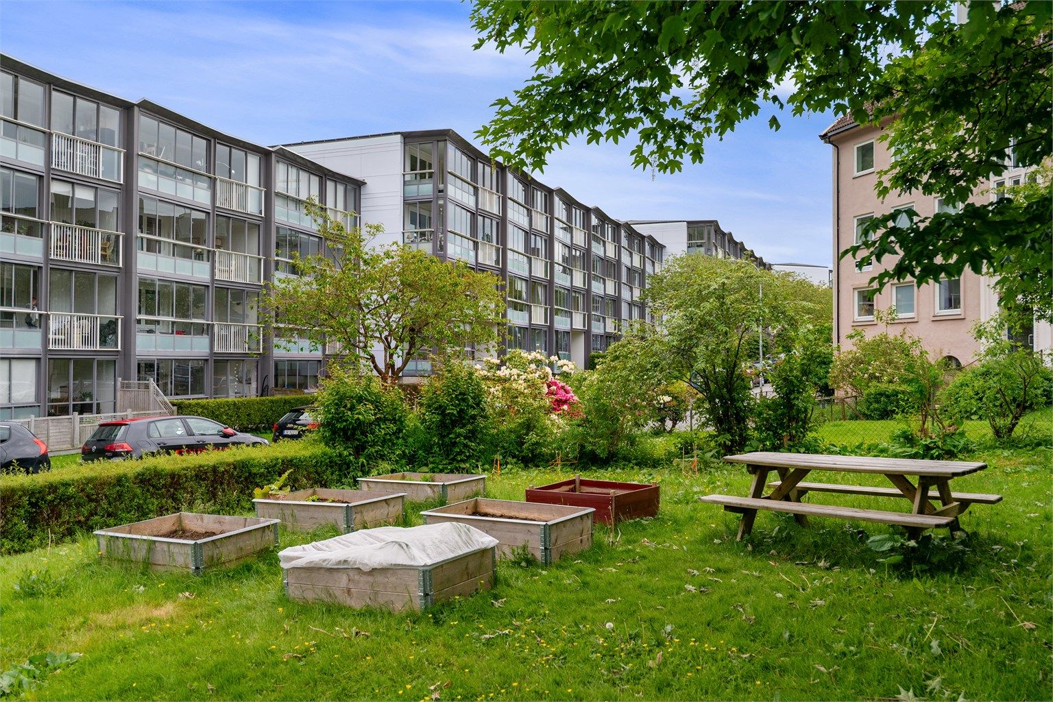 - Koselige og velholdte uteområder i borettslaget -