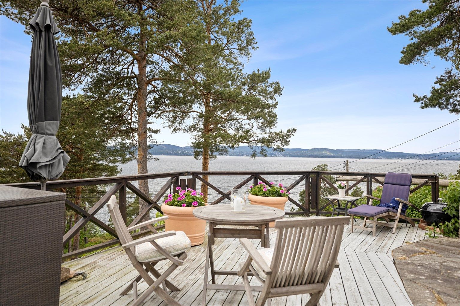 Panoramautsikt utover Oslofjorden 