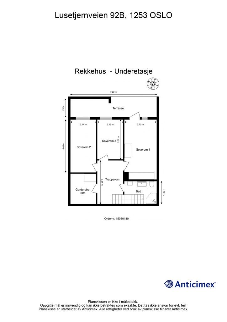 Plantegning - Underetasje.