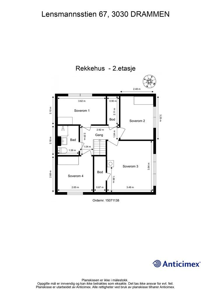 Plantegning - 2.etasje