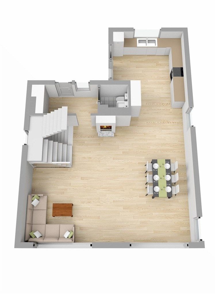 Plantegning hovedetasje