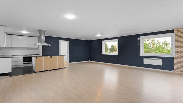 God plass til spisebord og sofagruppe
