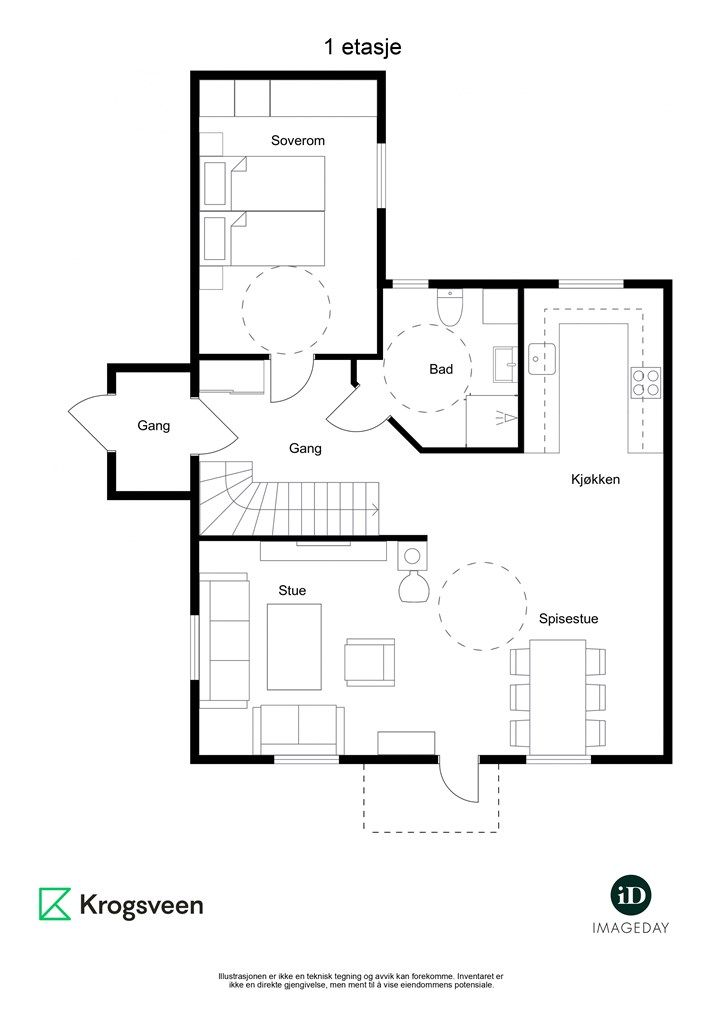 Plantegning - 1. etasje