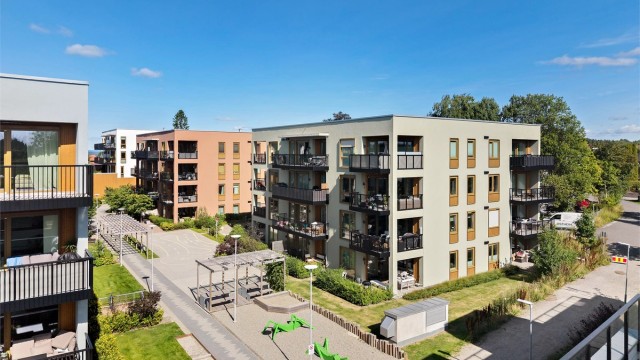 Boligfeltet Tamburløkka har en rolig og usjenert beliggenhet.