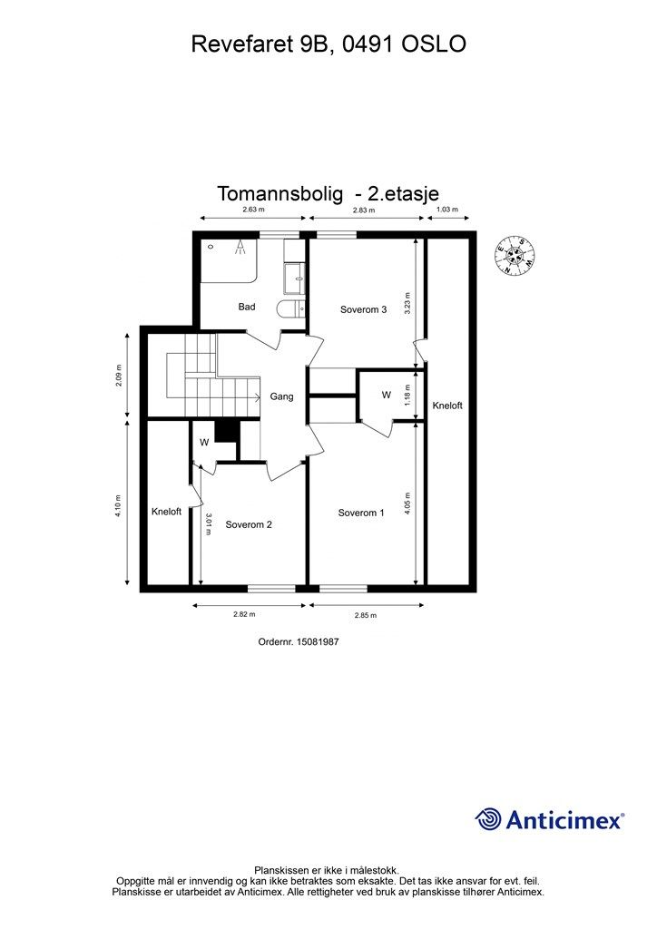 Plantegning - 2.etasje