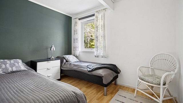 Soverom 2 har også god plass og fleksible møbleringsmuligheter