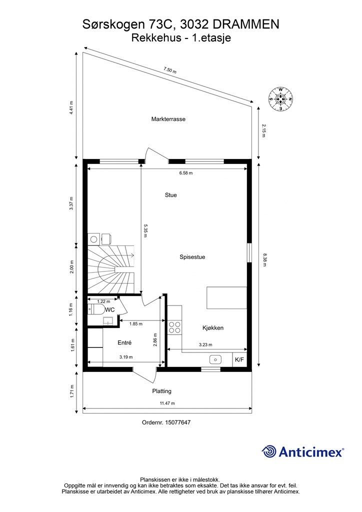 Plantegning - 1. etasje