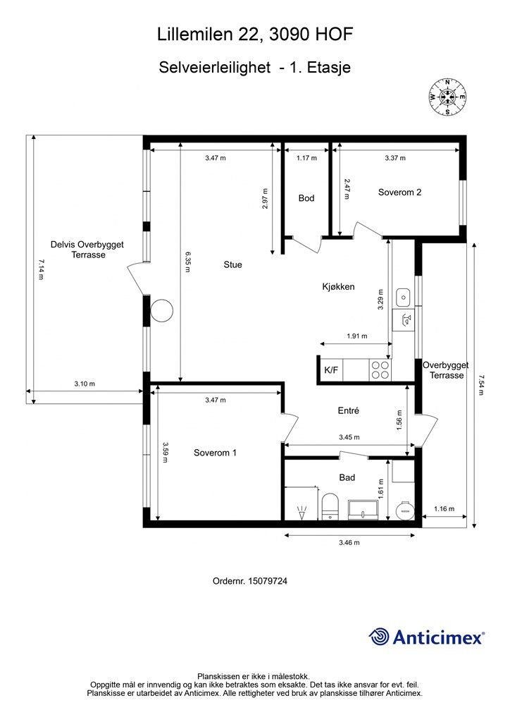 Plantegning - 1. etasje