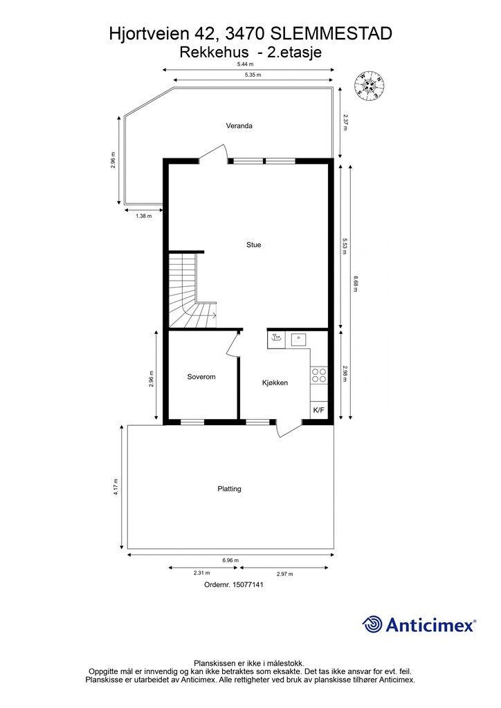 Plantegning - 2.etasje