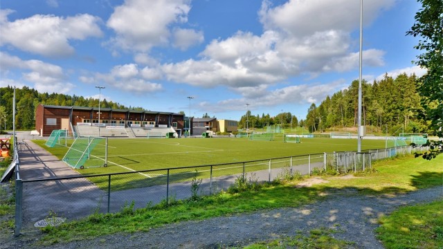 Område - Nyere idrettsanlegg i gang/sykkelavstand