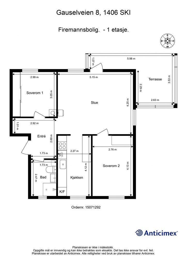 Plantegning 1. etasje