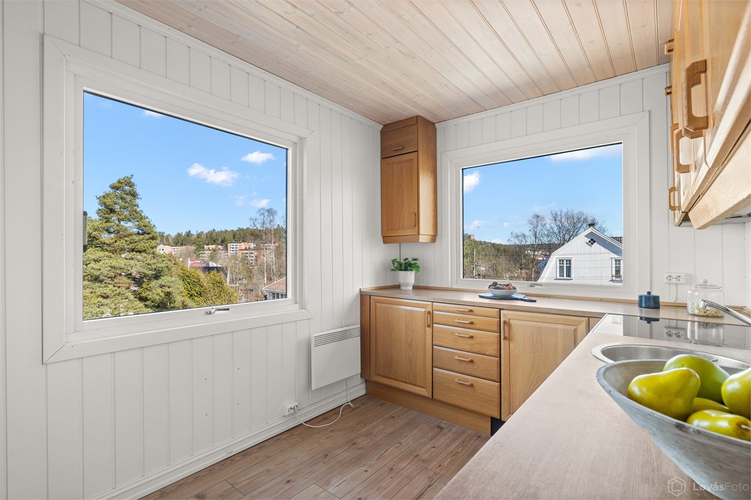 Kjøkken med utsyn