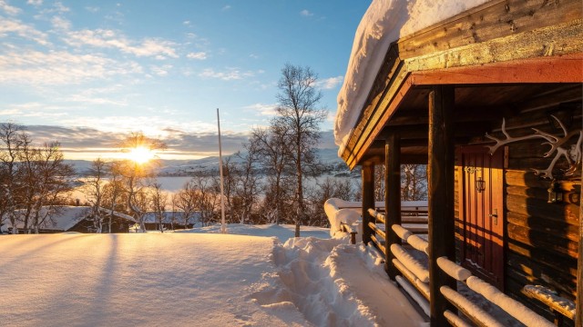 Rembekkvegen 18 ble oppført i 1965, og ligger et hakk høyere opp i terrenget.