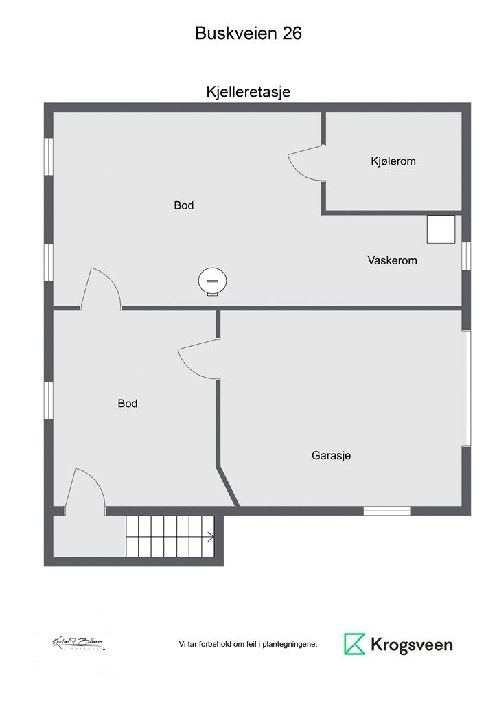 Planskisse underetasje.