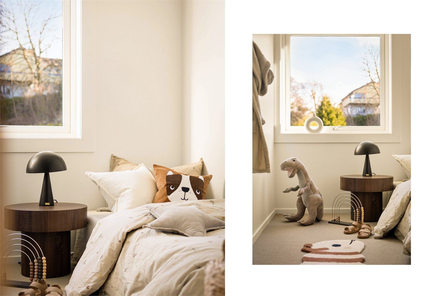 Alle vinduene i soverommene er byttet i 2015.