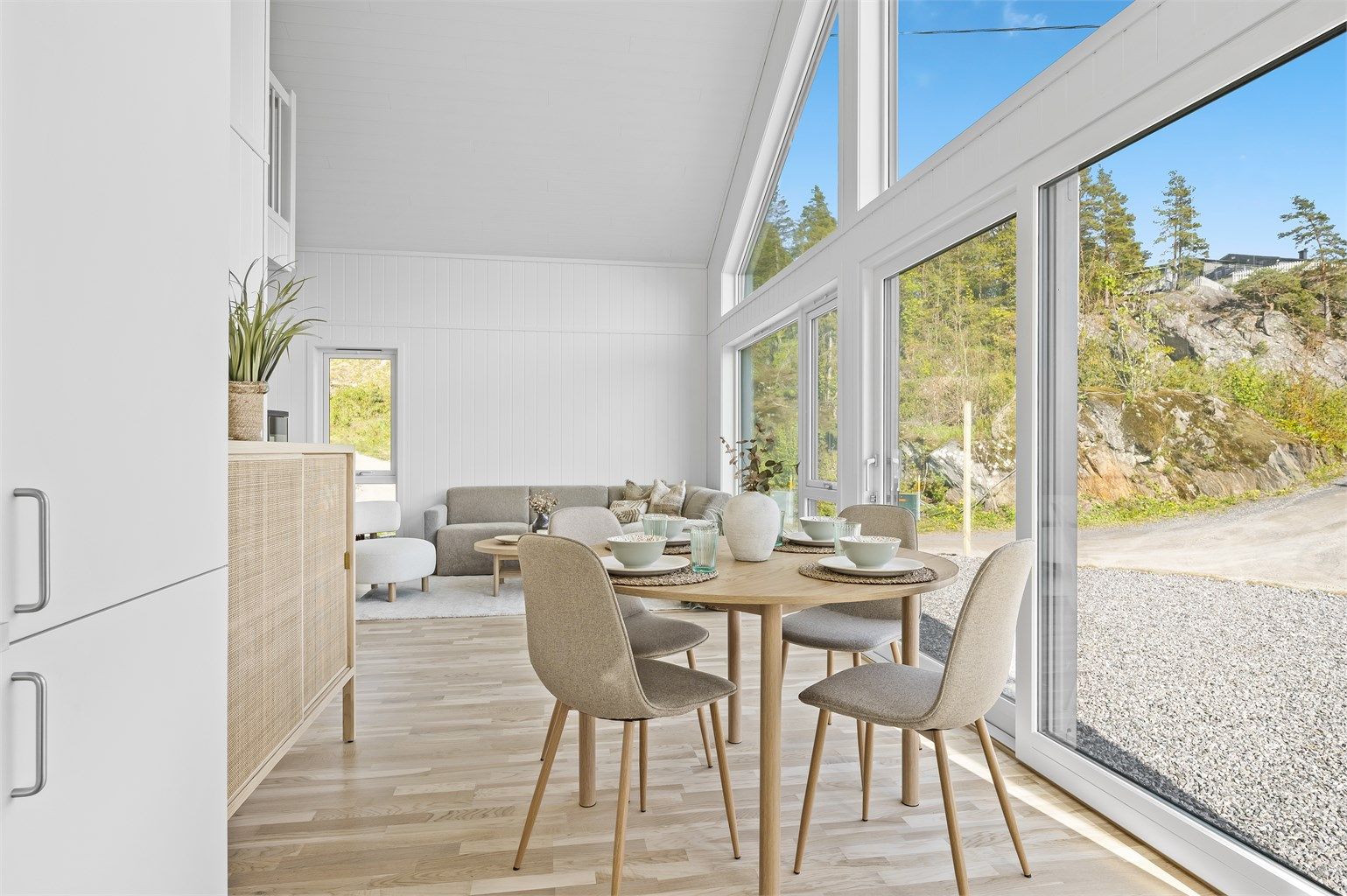 Bilde fra identisk hytte.