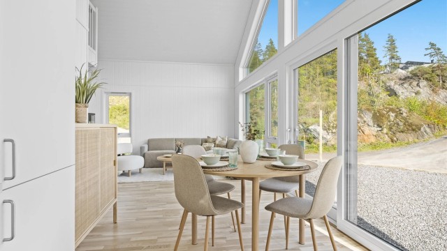 Bilde fra identisk hytte.