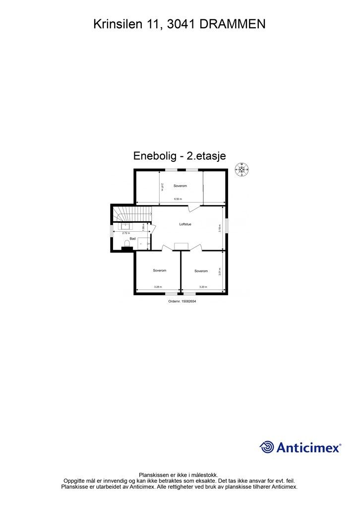 Plantegning - 2. etasje