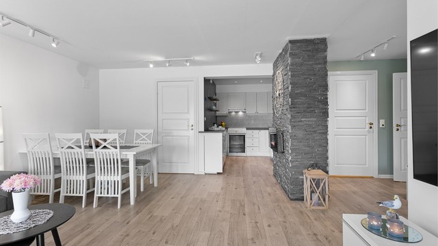 Gulvflater belagt med laminat