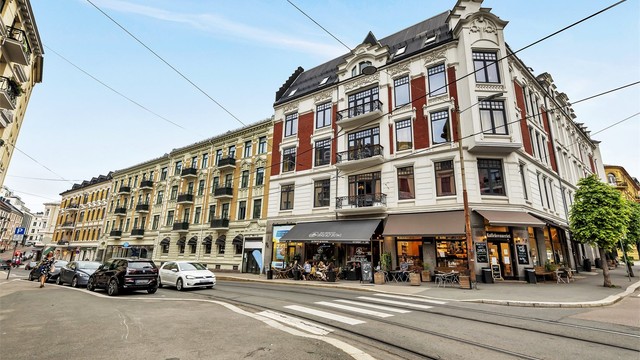 Med et bredt kollektivtilbud i området kommer man seg enkelt rundt i byen uten behov for bil, med Riddervoll trikkestopp rett ved leiligheten.