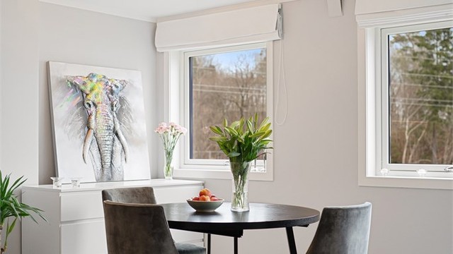 Gjennomtenkte løsninger og en nøytral fargepalett.