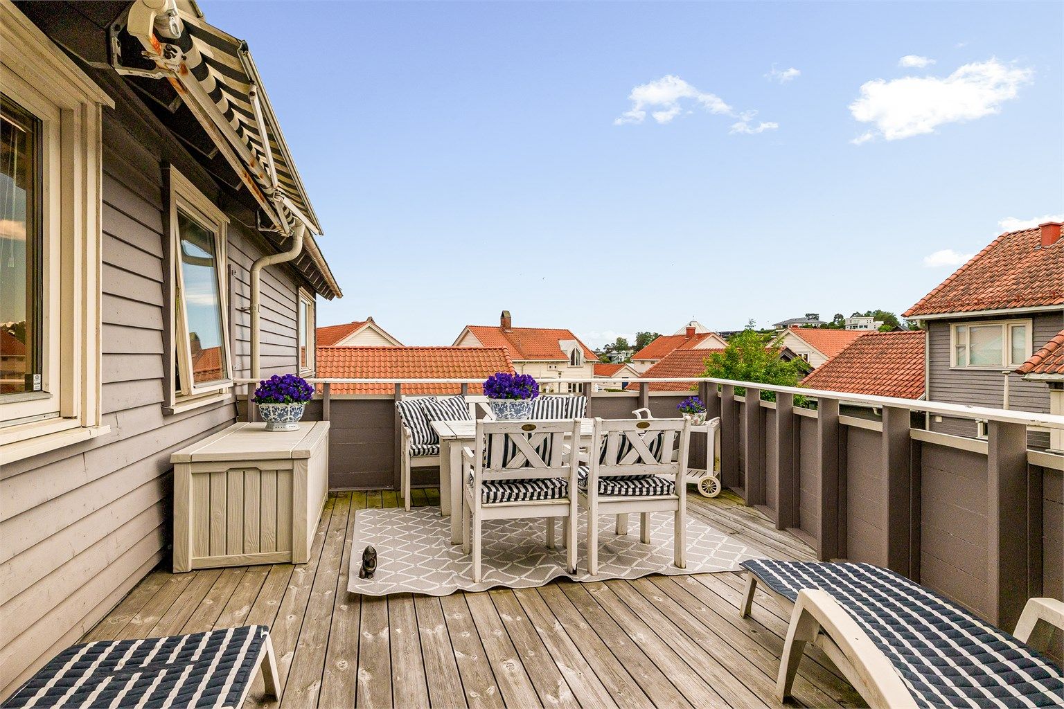 Terrasse på 17kvm. 