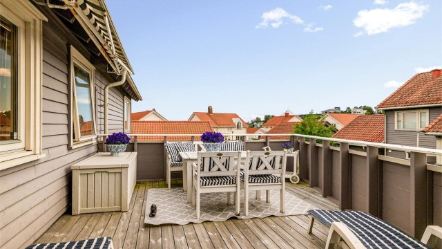 Terrasse på 17kvm.