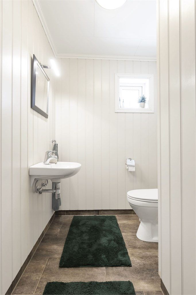 Praktisk ekstra toalettrom